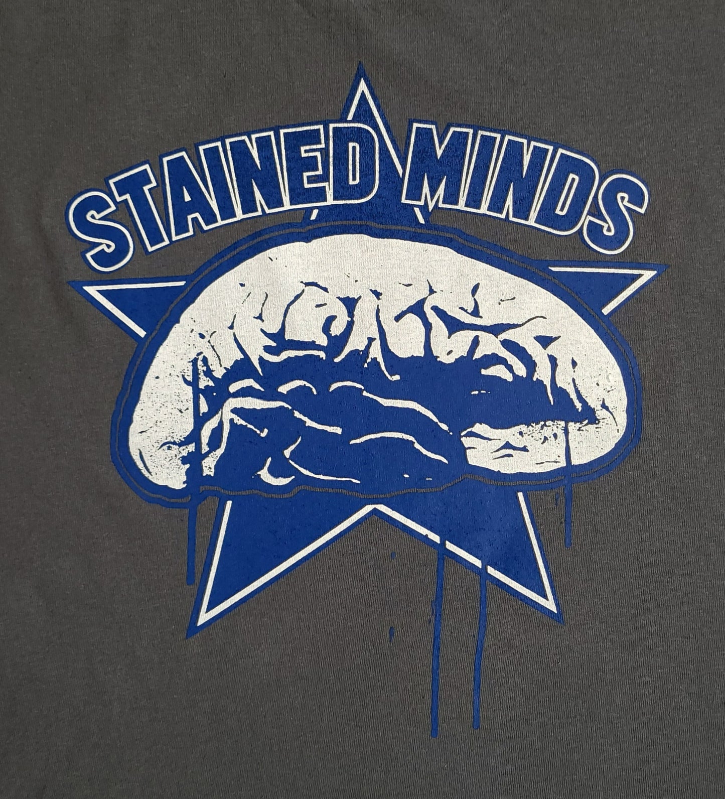 The Stained Brain - Blue Charcoal Unisex T-Shirt