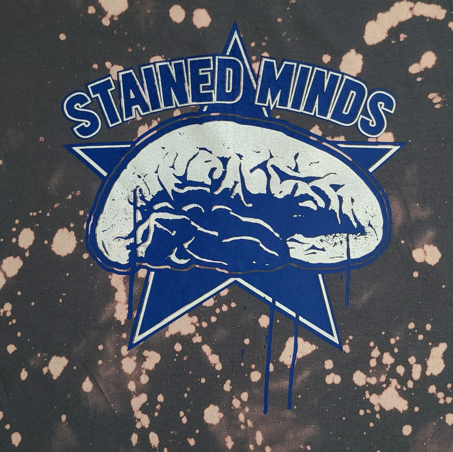 The Stained Brain - Blue Charcoal (Stained) Unisex T-Shirt