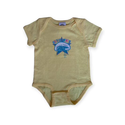 Stained Kids - Little Think-R In Training - Butter Onesie