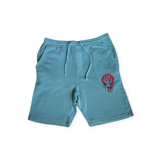 Stained Men - Brain Squeeze - Mint Fleece Shorts