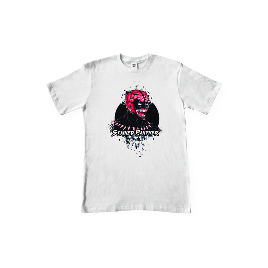 Stained Panther - White - Unisex Heavyweight T-Shirt