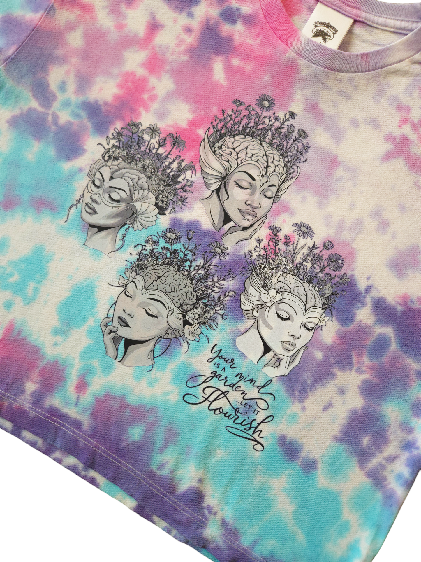 Stained Ladies - Mind Garden - Crop Top T-Shirt