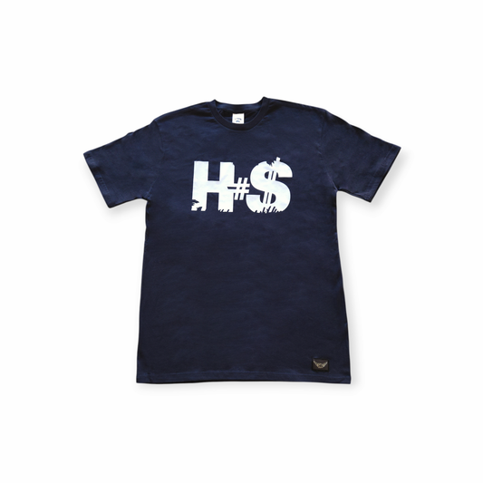 H$18 - Unisex - Navy Blue Heavyweight T-Shirt