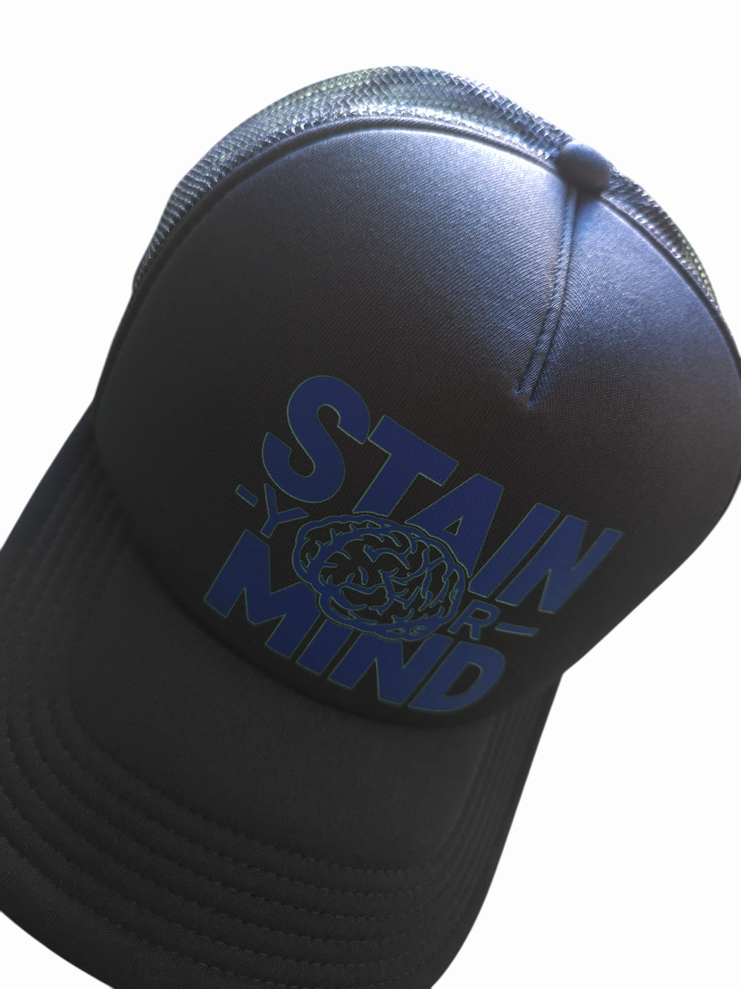 "Stain Your Mind" Blue x Green - Frame Foam Trucker Hat