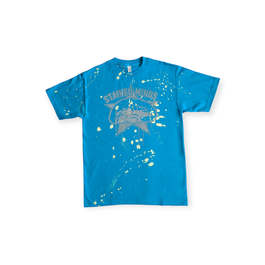 The Stained Brain - Turquoise Turbulence (Stained) Unisex T-Shirt