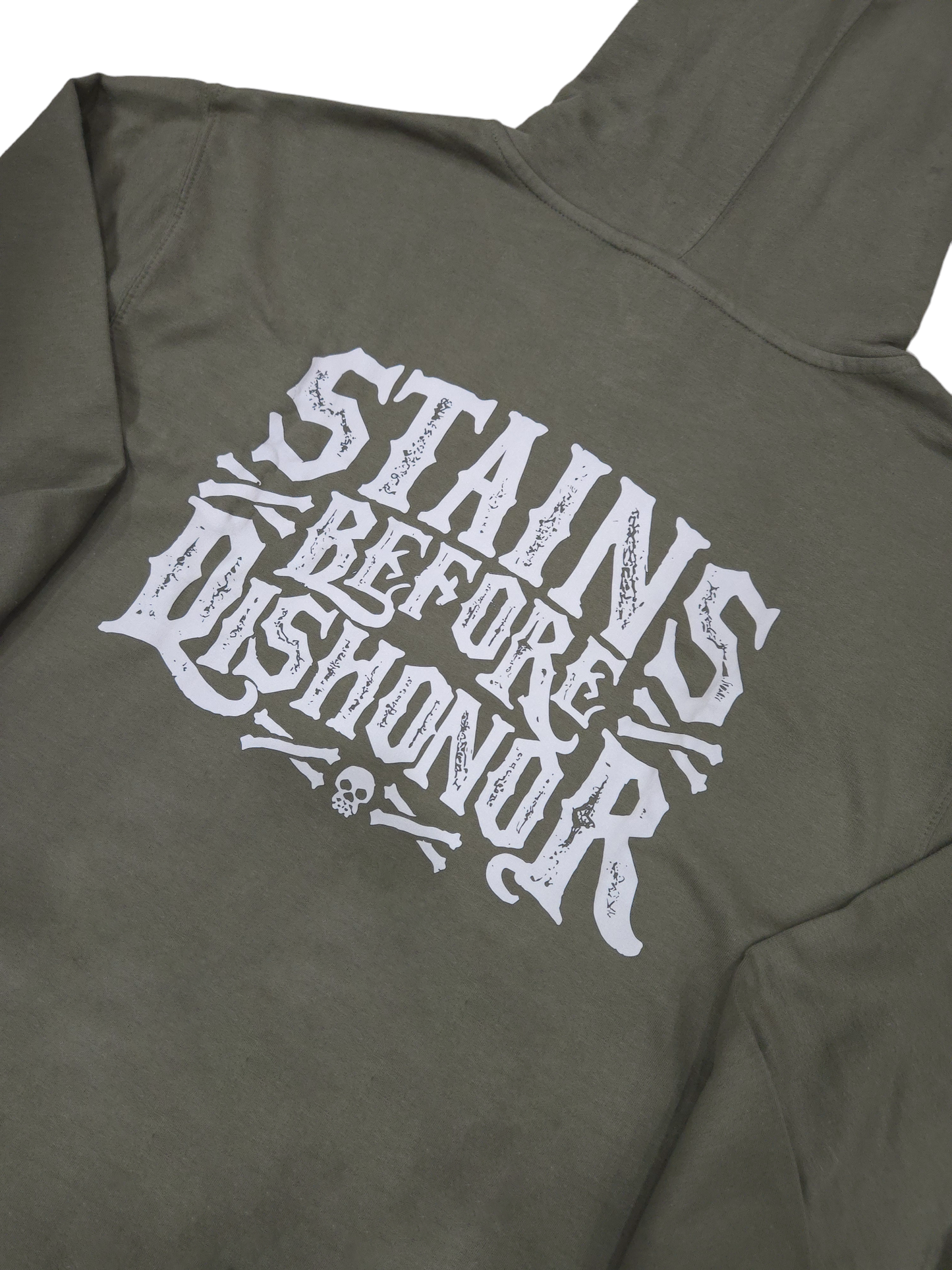 Stained Men - "Stains Before Dishonor" - Army Pullover Hoodie