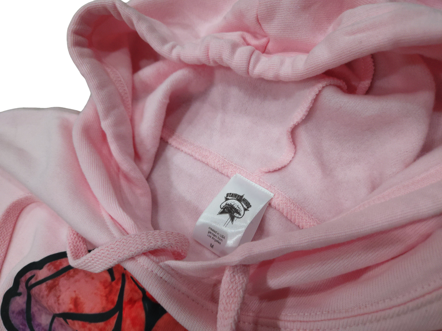 Stained Ladies - A Beautiful Mind - Cropped Pink Hoodie